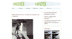 Desktop Screenshot of maquinasdemirar.es