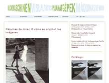 Tablet Screenshot of maquinasdemirar.es